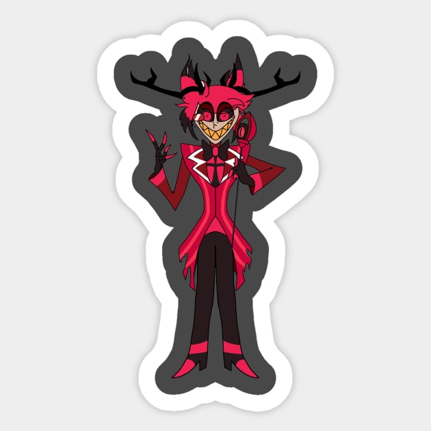 alastor hazbin hotel characters Sticker by kabaryangbaik